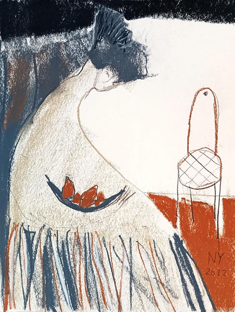 Iš serijos "Moterys"  nr.42, 26x19 cm.