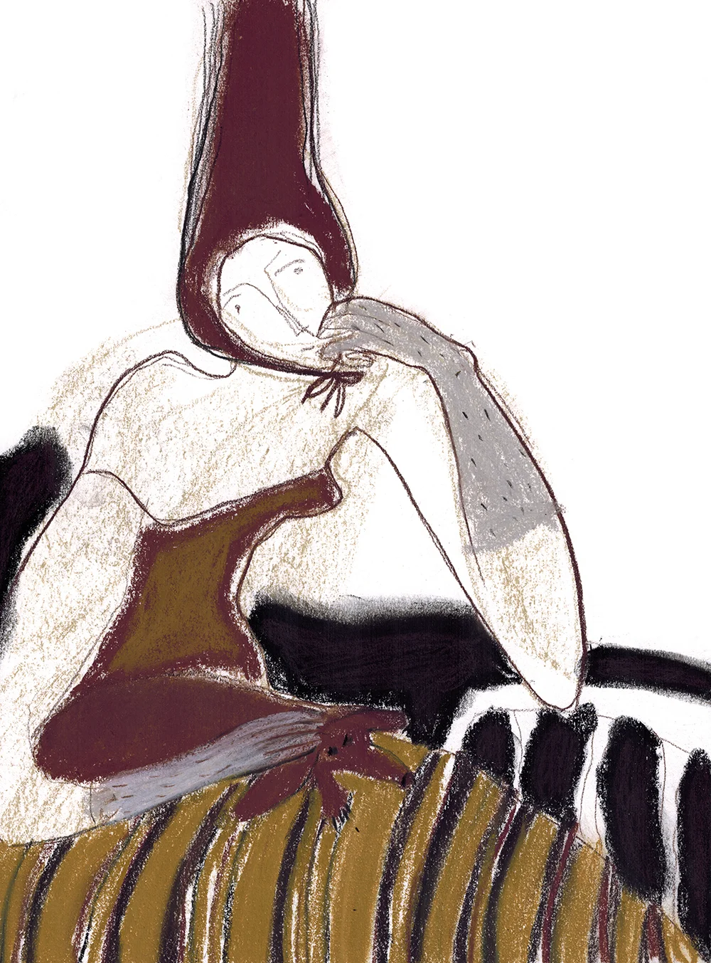 Iš serijos "Moterys"  nr.116, 26x19 cm.