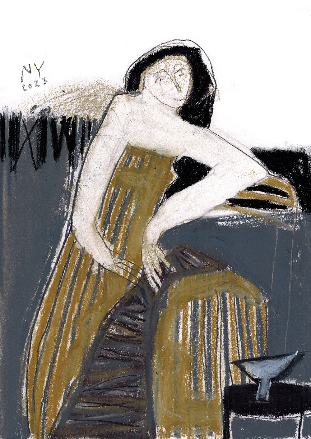 Iš serijos "Moterys"  nr.119, 26x19 cm.