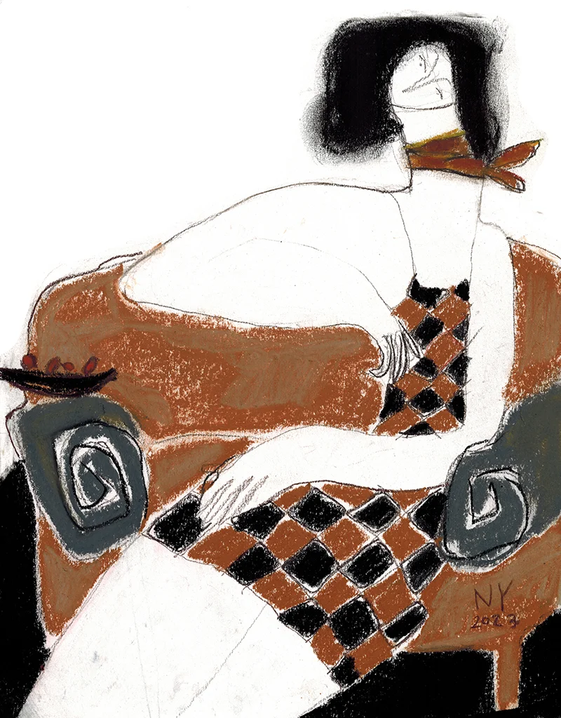 Iš serijos "Moterys"  nr.132, 26x19 cm.