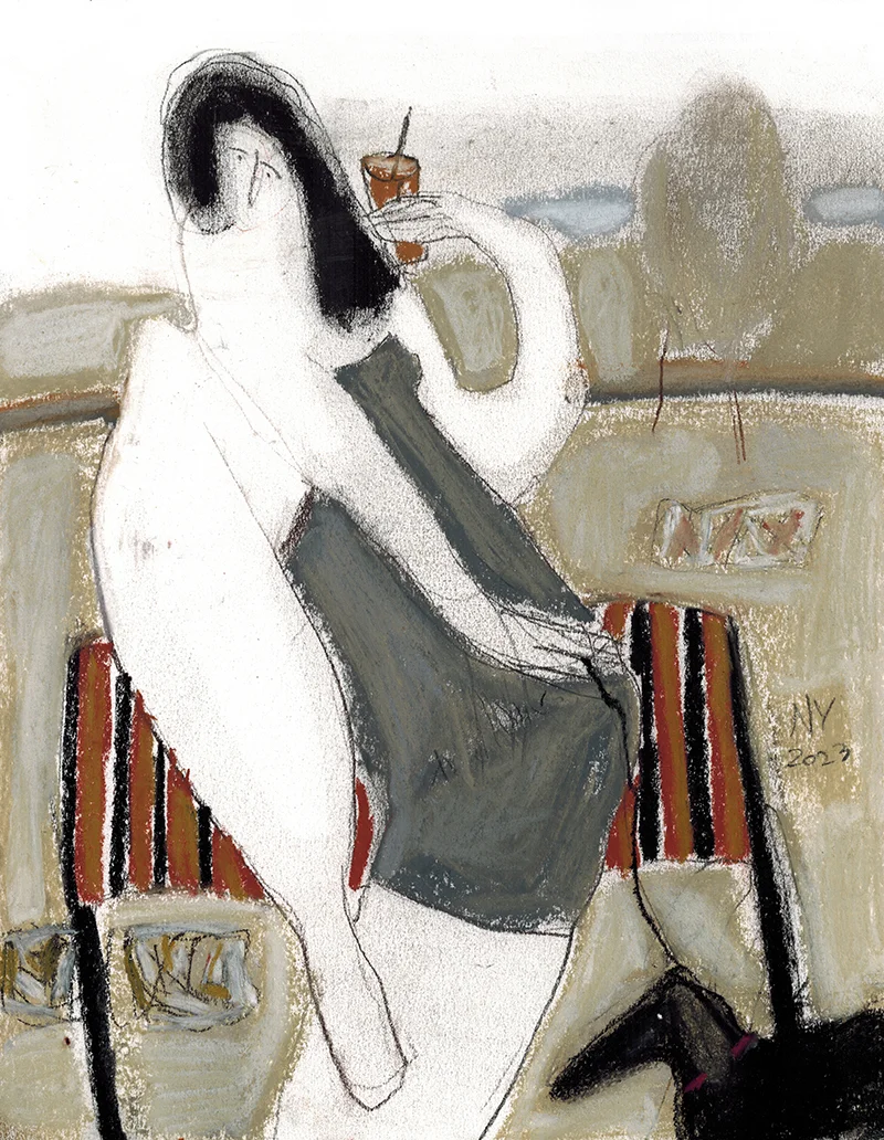 Iš serijos "Moterys"  nr.135, 26x19 cm.