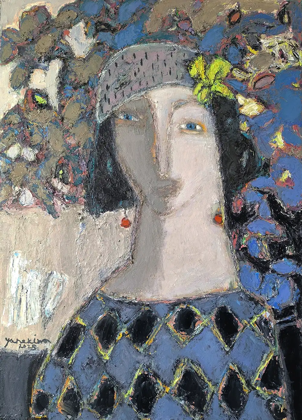 "Mergaitės portretas" 70x50 cm al.dr.2025